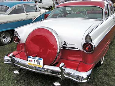 1955 Ford Skyliner Crown Victoria Rear View