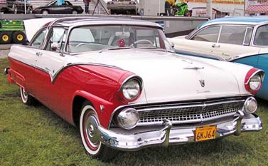 1955 Ford Skyliner Crown Victoria right front view